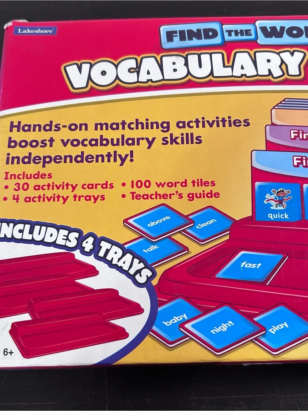 Lakeshore Find the Word Vocabulary Center Homeschool Teacher LL903 Language
